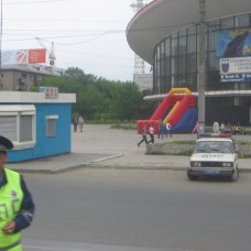 Пост ДПС, сотрудник ДПС, экипаж ДПС, Цирк