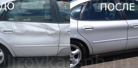 Ремонт вмятин без покраски